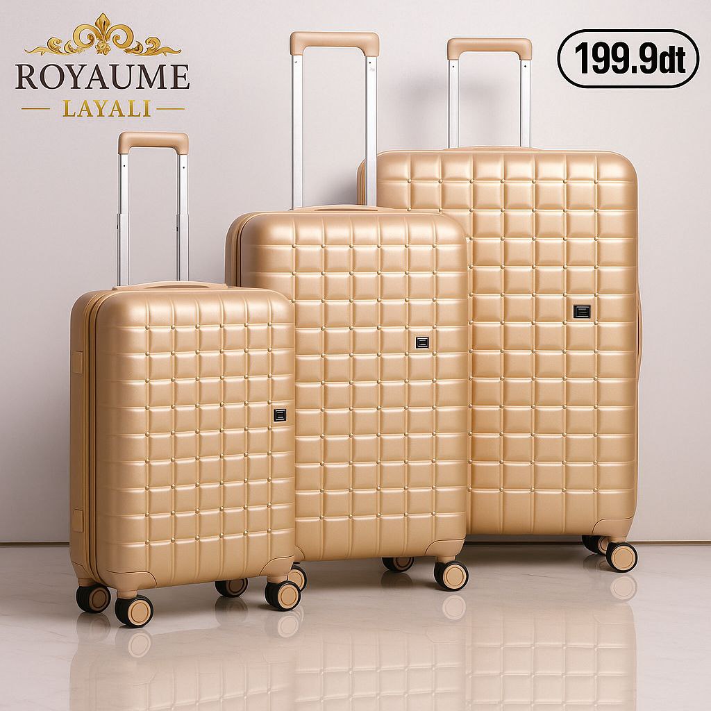 Pack Valises ROYAUME LAYALI – 3 pièces
