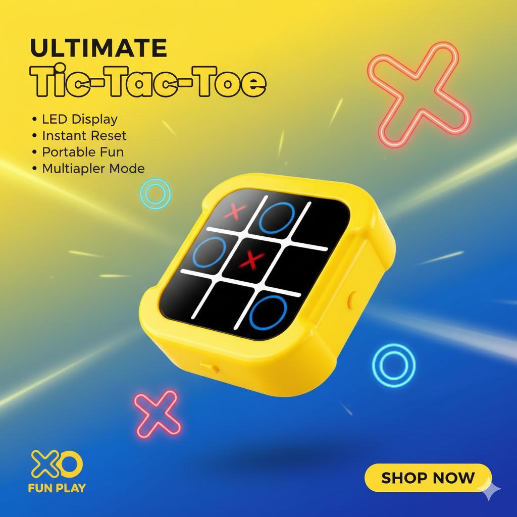 🎮 لعبة X - O  LED المحمولة