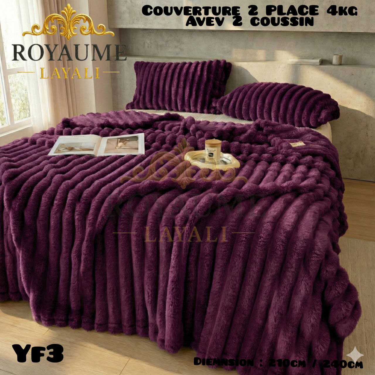 Palaide Velours Lapin 4kg (2 Places + 2 Coussins)