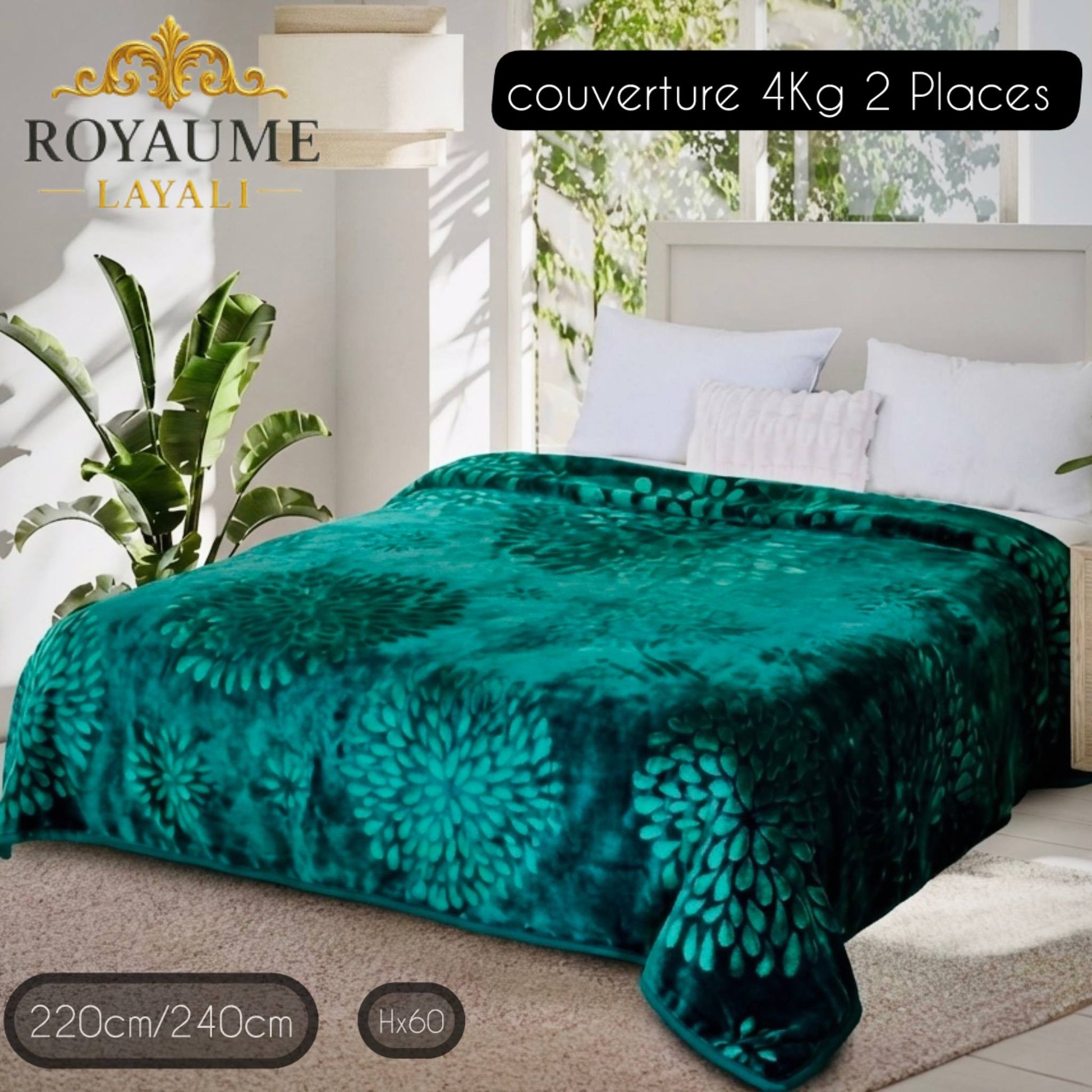 🛏️ Couverture Luxe  4kg