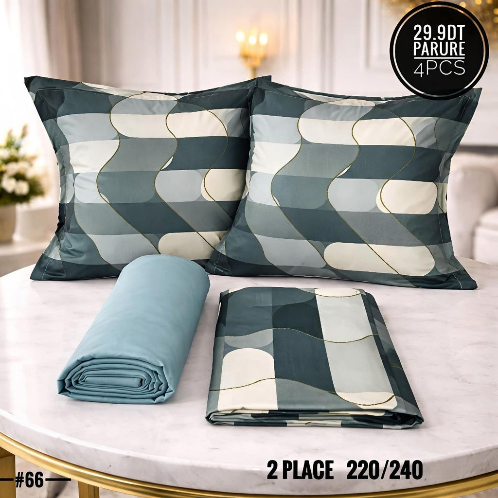 Parure Drap Housse 100% Coton 4 Pcs