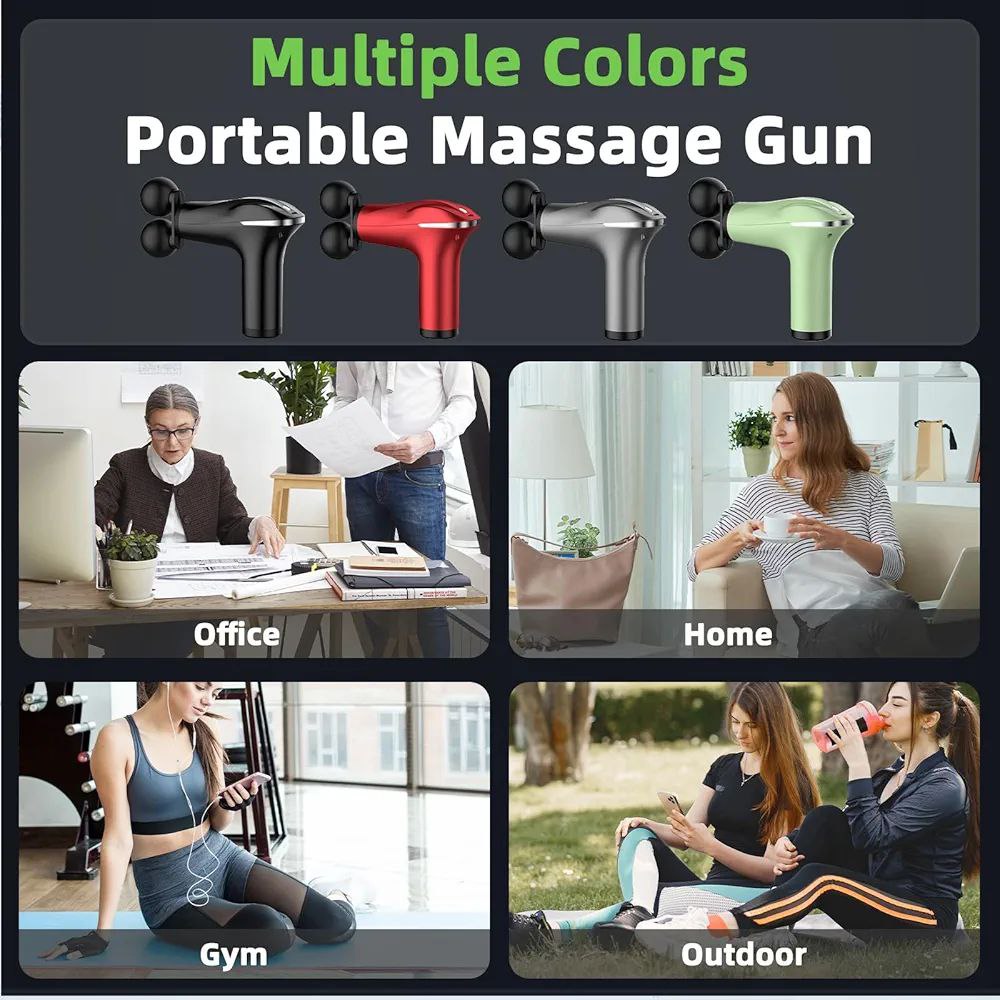 🔥 مسدس المساج الكهربائي