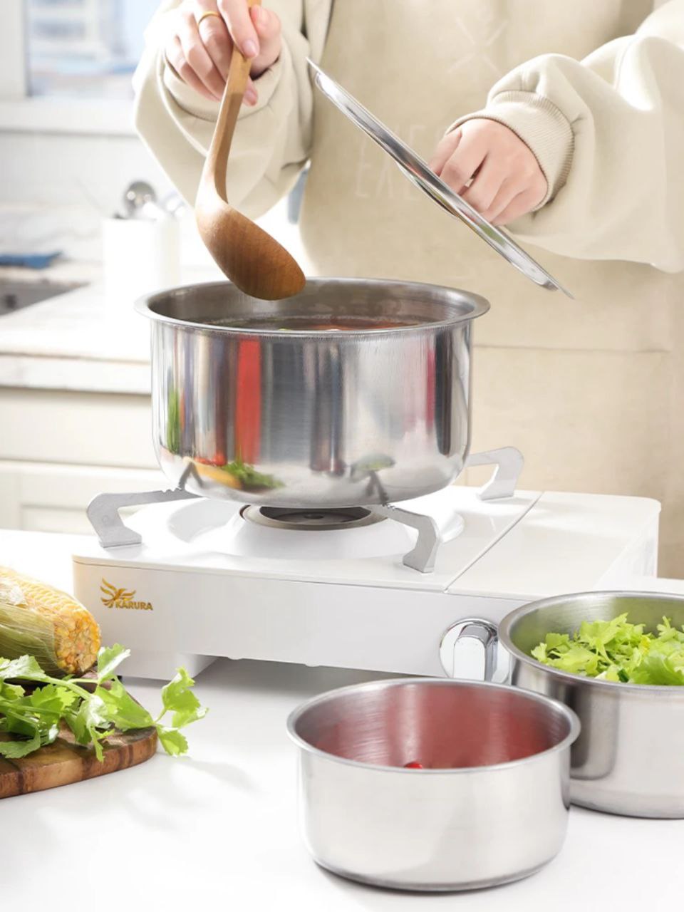 Pack 3 Stock Pots Inox – سيري سواني إينوكس (3 أحجام)