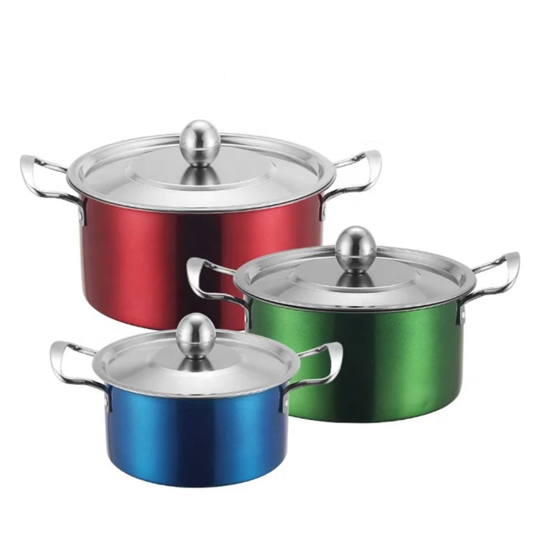 Set 3 Faitous Inox Colores 6 PCs