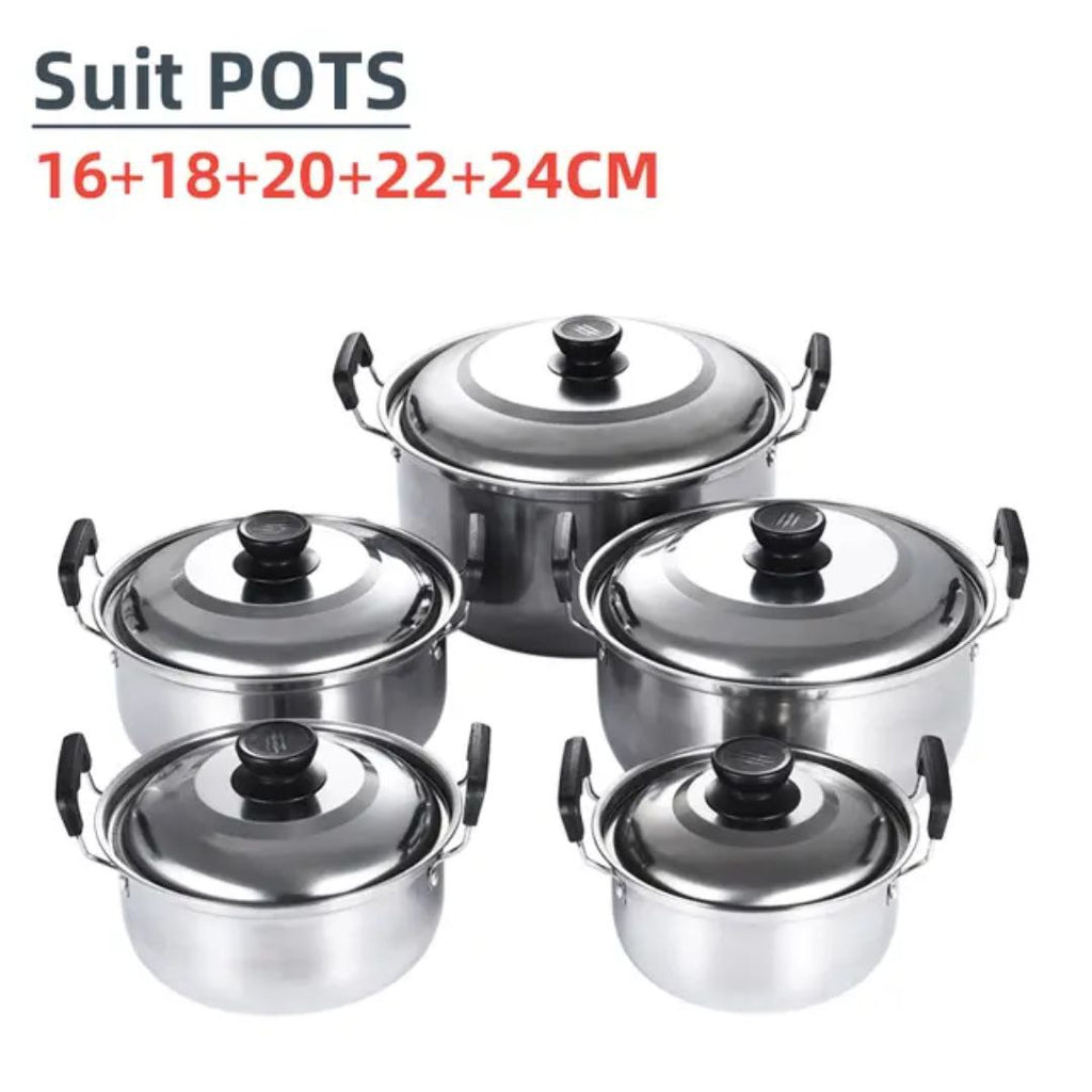 🔥 Set de Faitous Inox – 12 Pièces