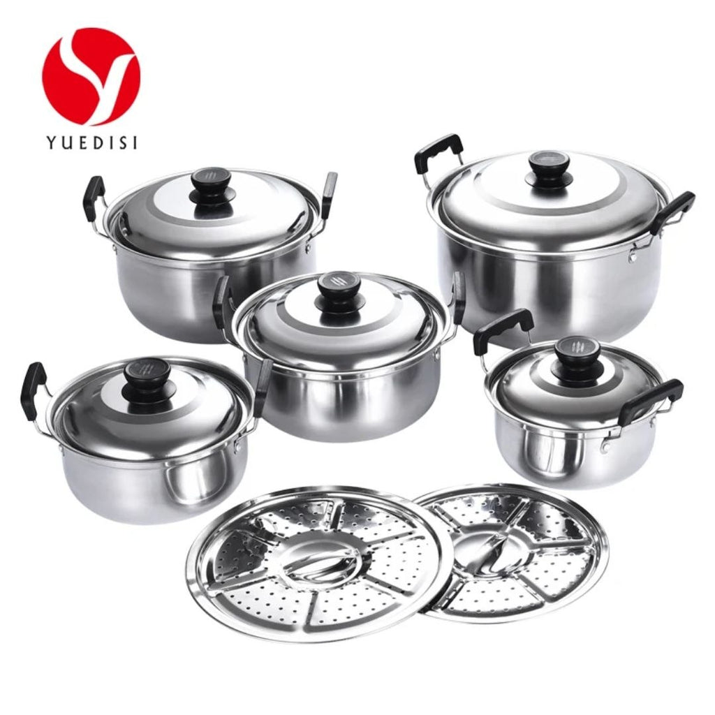 🔥 Set de Faitous Inox – 12 Pièces