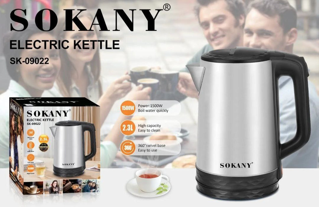 ☕ Bouilloire Électrique Sokany – 3litre ⚡
