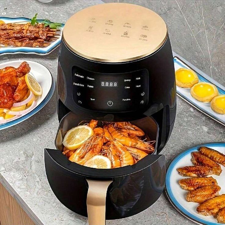 🍟 Air Fryer – Qualité Allemande 🇩🇪 2400w 6 Litre