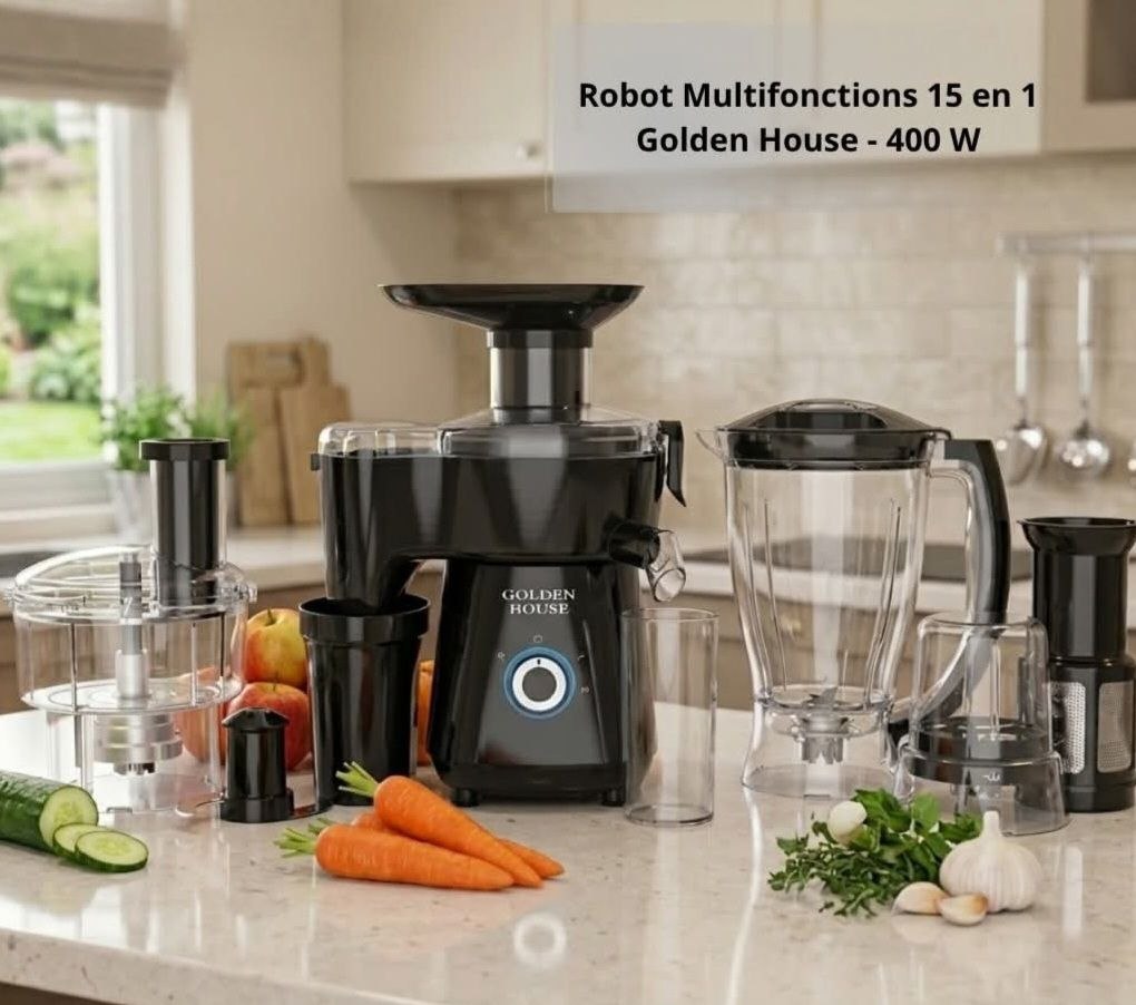 Robot Multifonctions 15 en 1 GoldenHouse - 400w