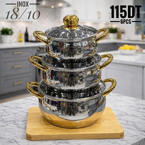 3faitous Inox 18/10 6 Pcs