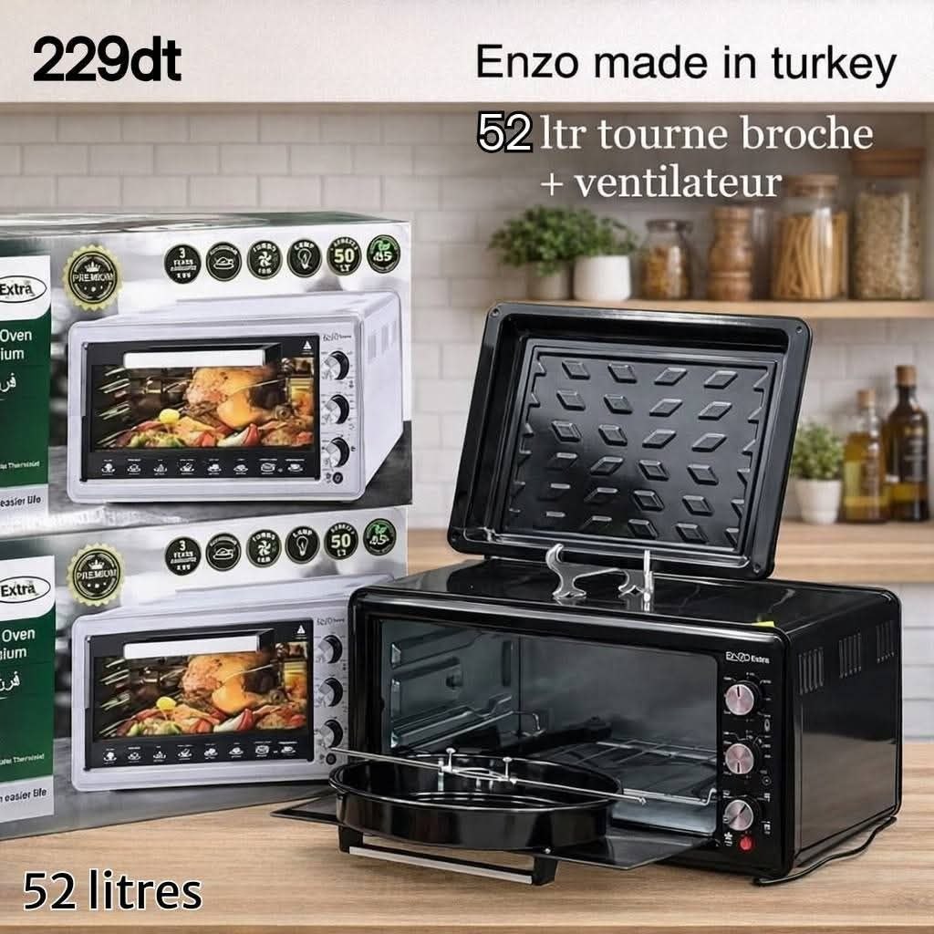 Four Enzo 52 litres + tournebroche