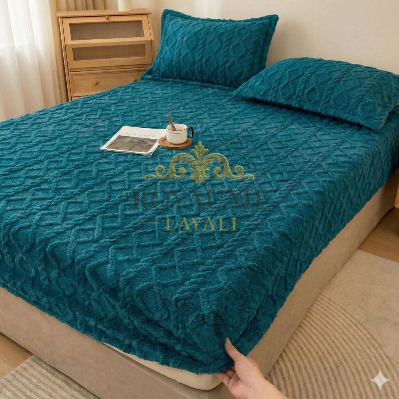 Housse de Lit Zigzag Aloucha – 210 × 230 cm