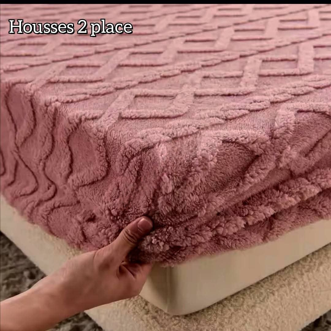 Housse de Lit Zigzag Aloucha – 210 × 230 cm