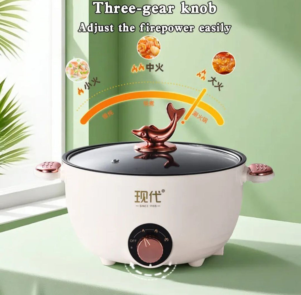 🍲 طنجرة كهربائية متعددة الاستعمالات مع كِسْكَاس إنوكس