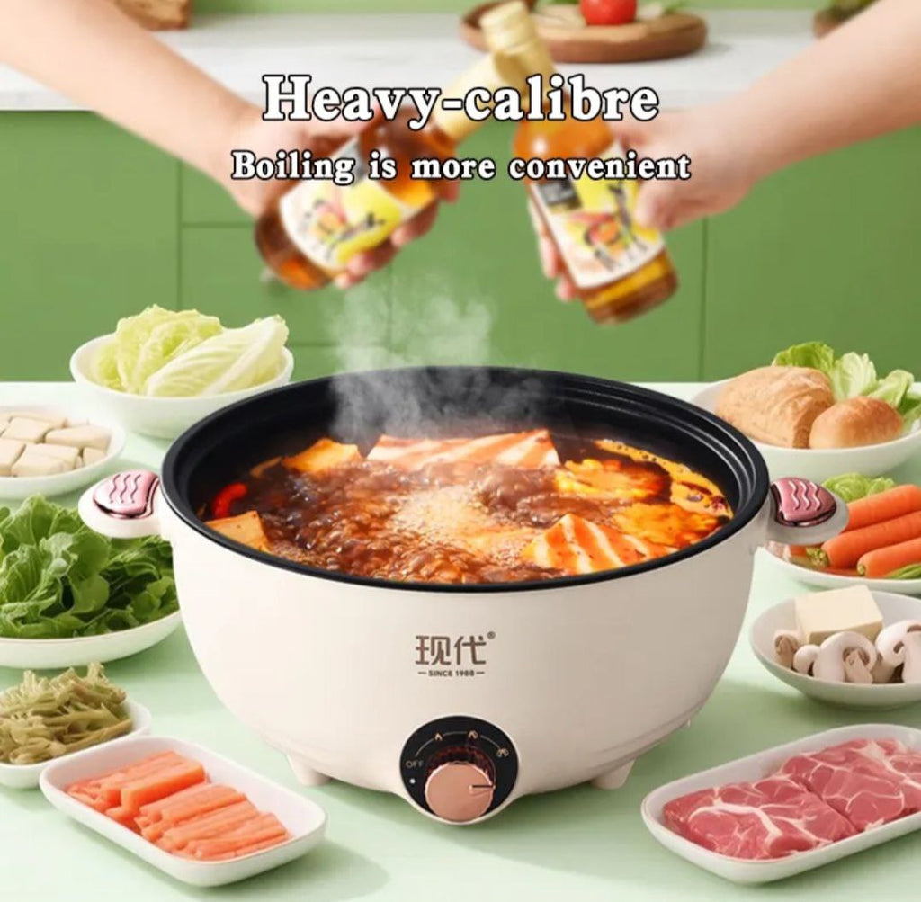 🍲 طنجرة كهربائية متعددة الاستعمالات مع كِسْكَاس إنوكس