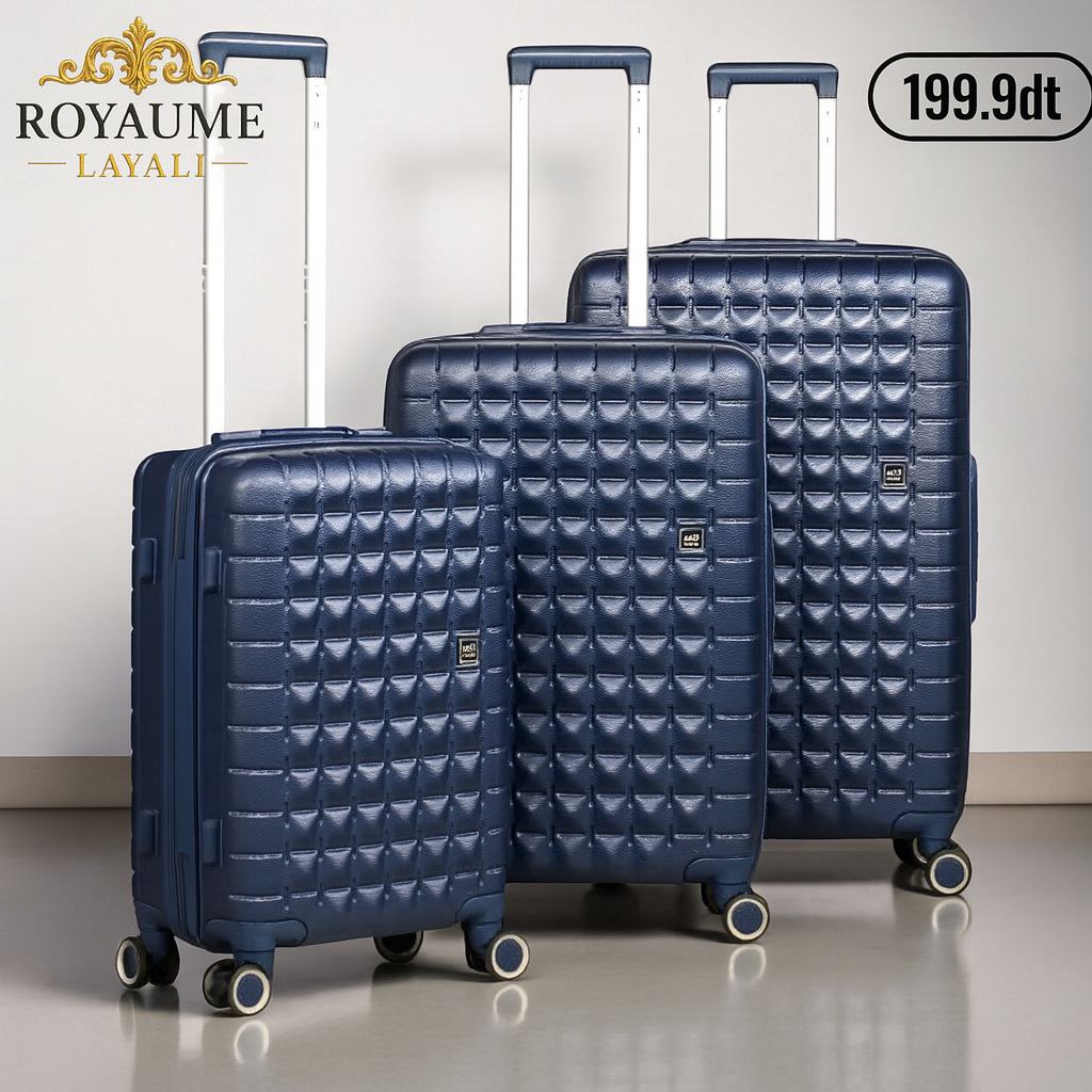Pack Valises ROYAUME LAYALI – 3 pièces