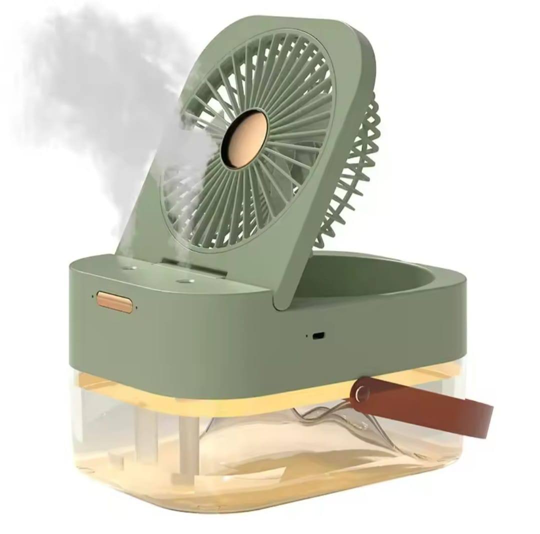 Ventilateur Portable 2-en-1 avec Humidificateur