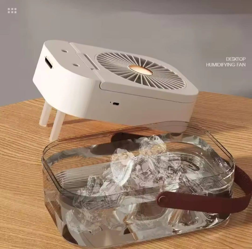 Ventilateur Portable 2-en-1 avec Humidificateur