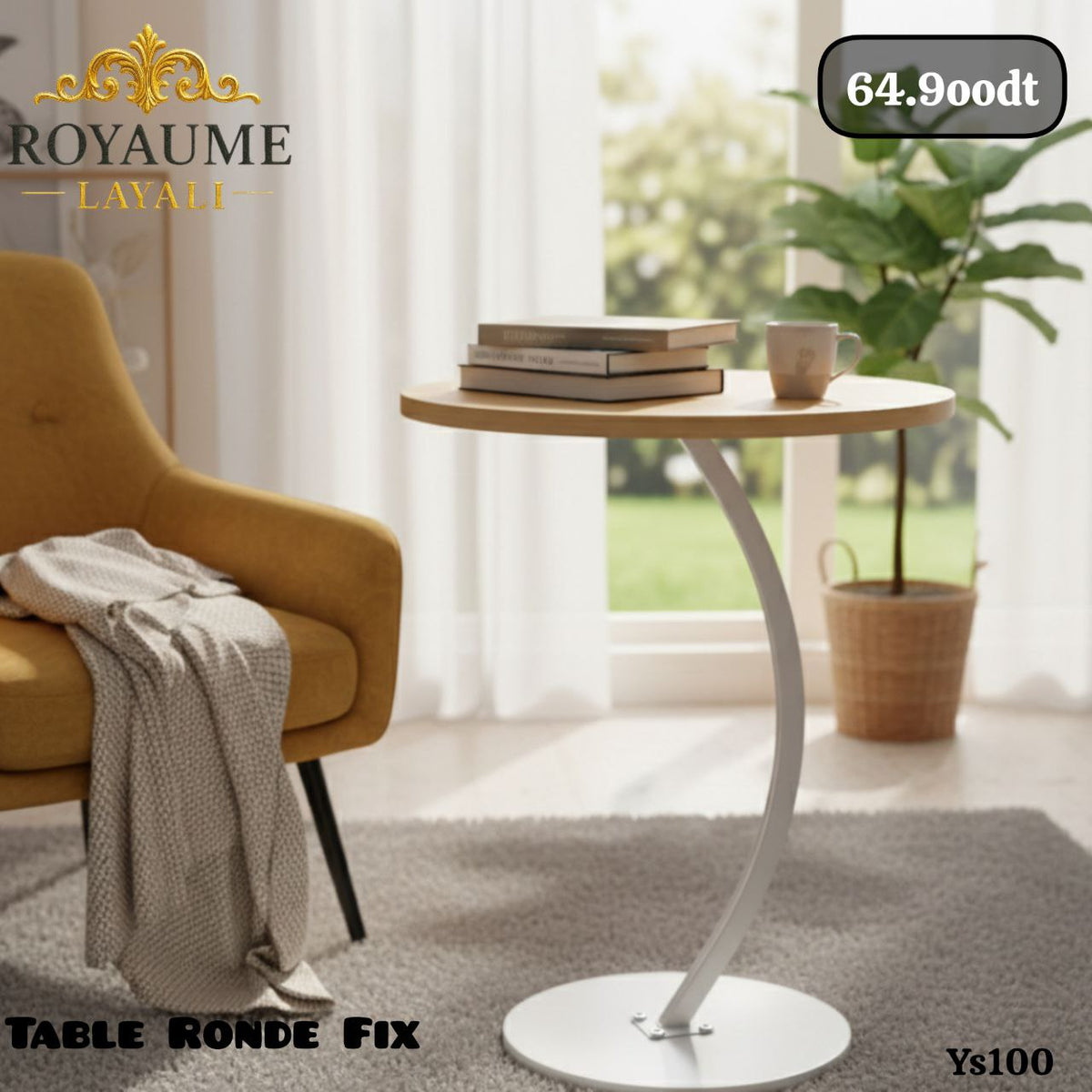 Table d’appoint Rond Fix