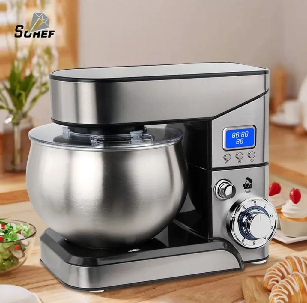 Robot Pétrin Multifonction – Batteur Professionnel 360° | 1300W