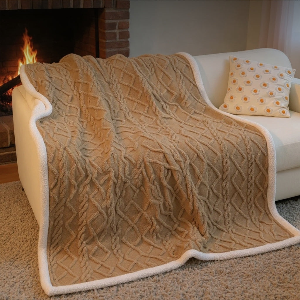 Plaid Jakar  علوشة Double Face  220x240