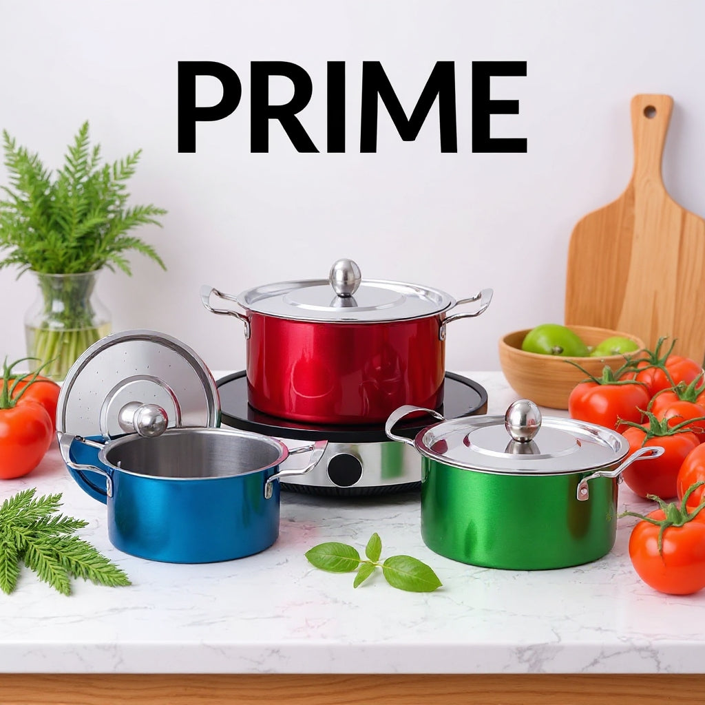 Set 3 Faitous Inox Colores 6 PCs