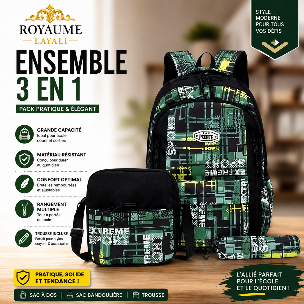 Collection Sacs à Dos Scolaires — Promotion Limitée