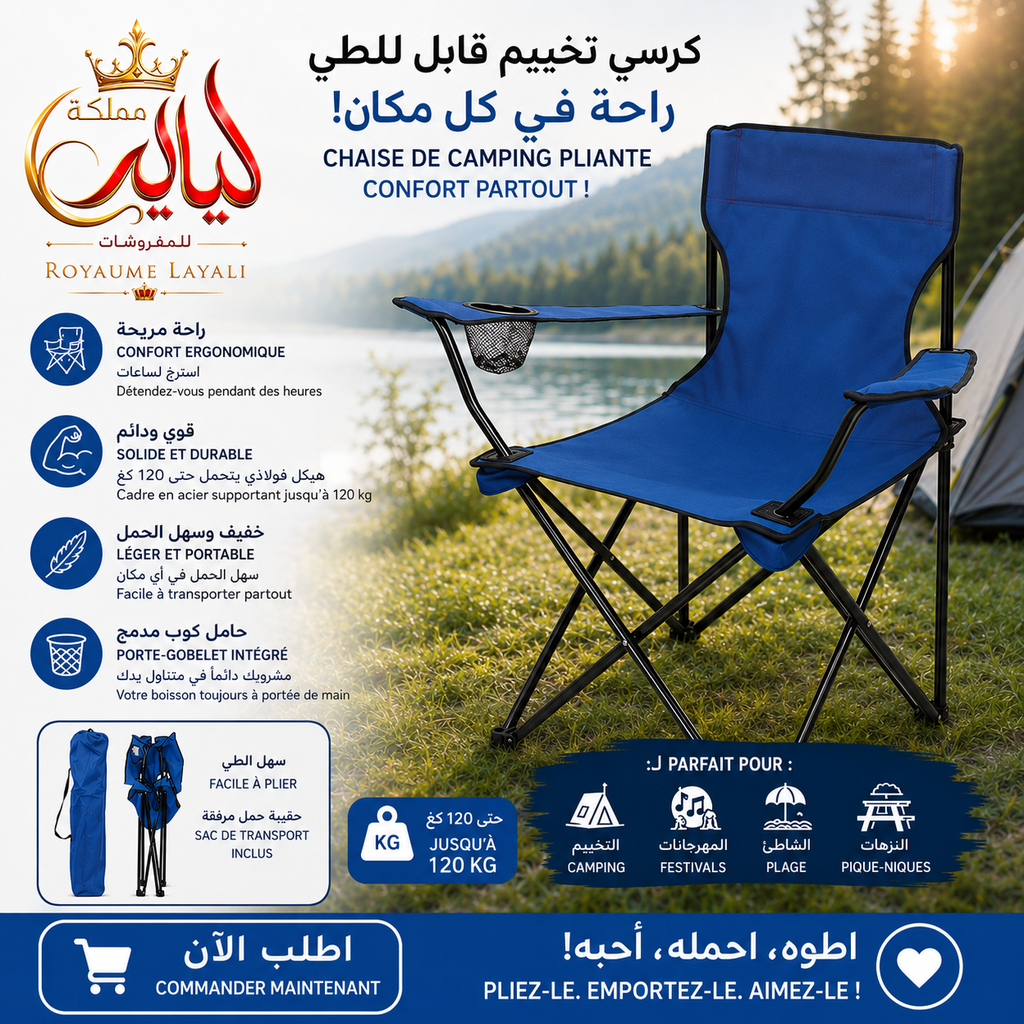 Chaise Pliante Multifonction