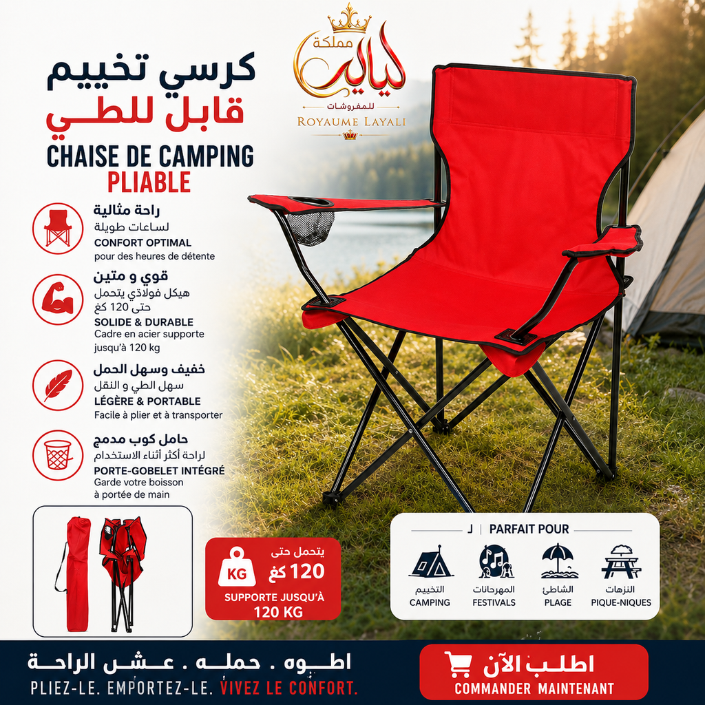 Chaise Pliante Multifonction