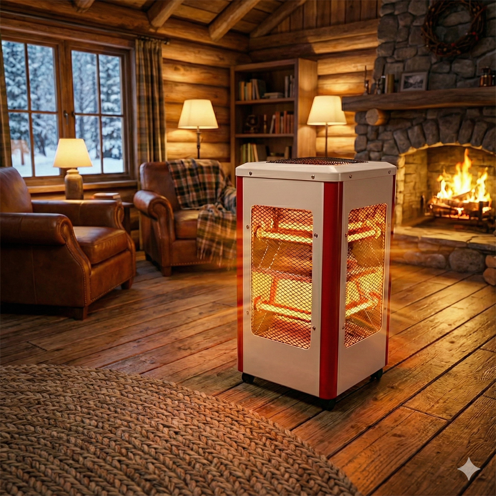 Chauffage Électrique 2000W HOME ELECTRONICS