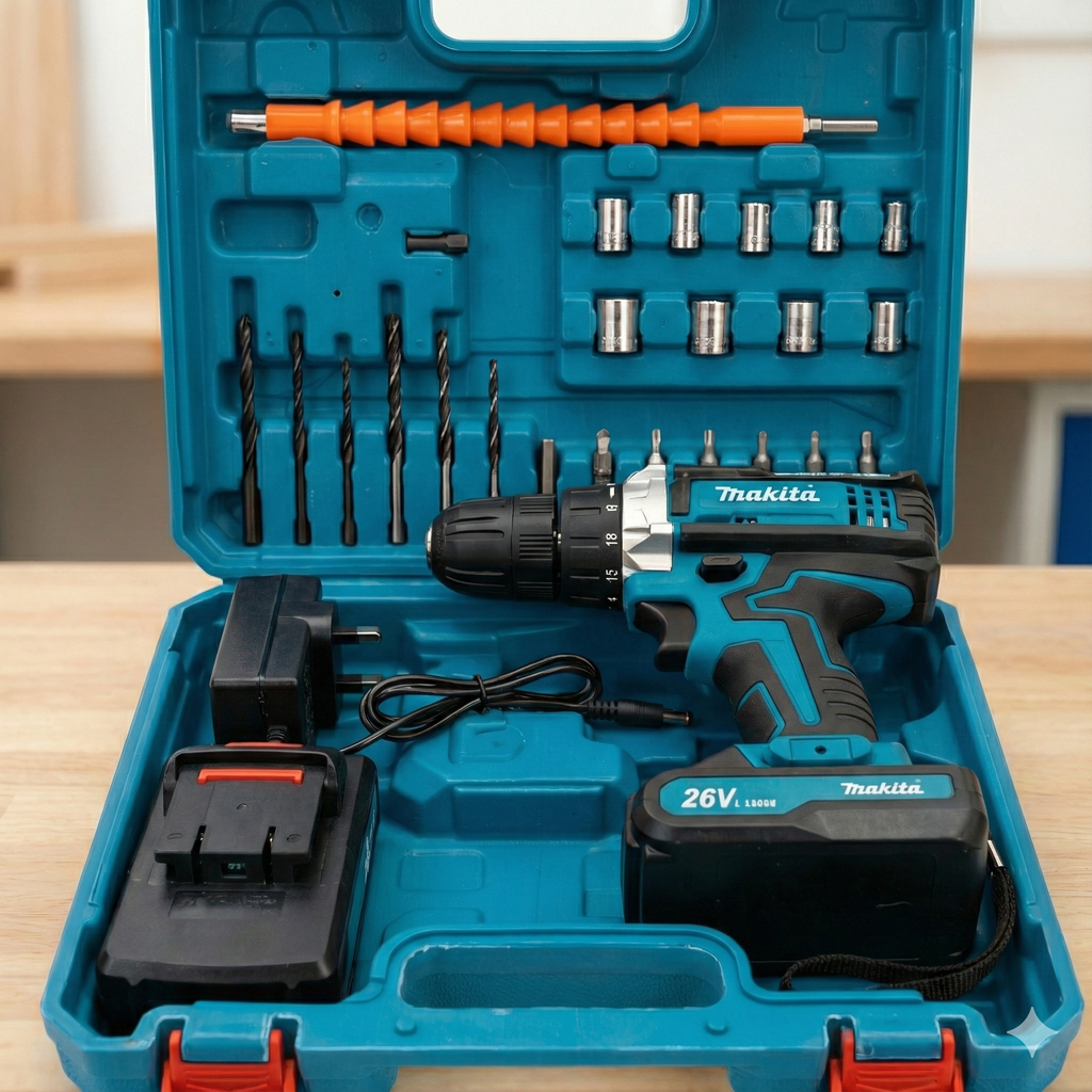 Perceuse Sans Fil 26V - Kit Complet Multifonction