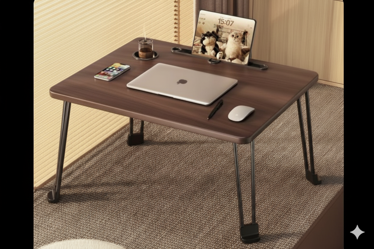 ✨ Table pliante multifonction – bureau portable ✨