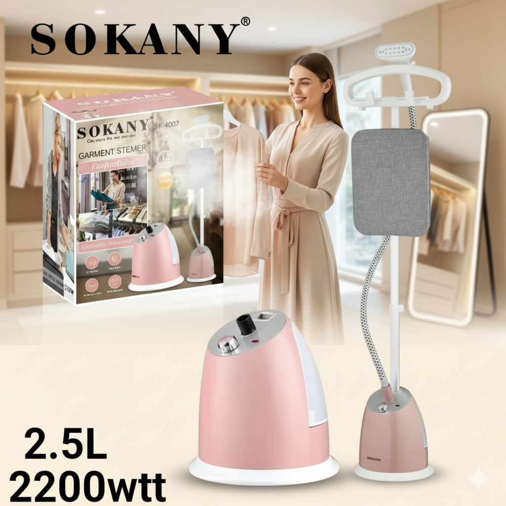 👔 Défroisseur Vapeur Vertical Sokany SK-4007 – 2,5L / 2200W ✨
