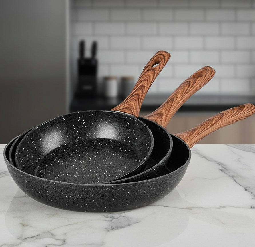 Pack 3 Poêles Granite