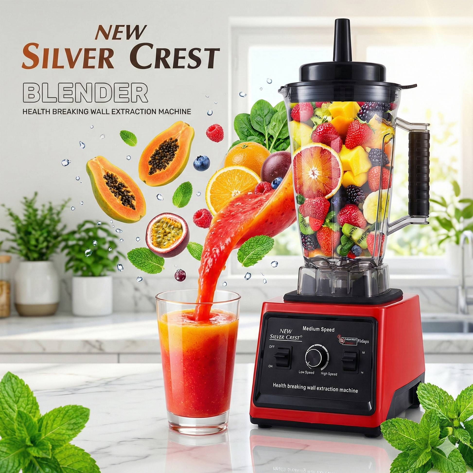 Blender New Silver Crest Blender 3 Litre