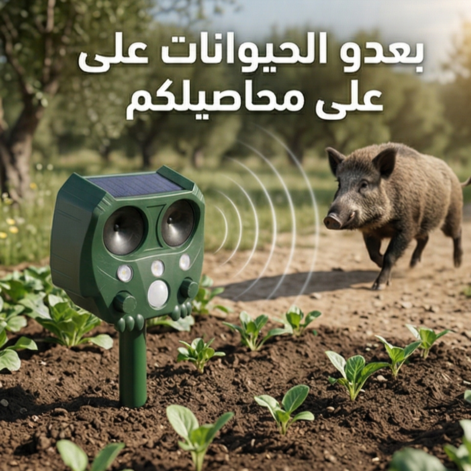 Répulsif Ultrasonique Solaire Anti-Animaux