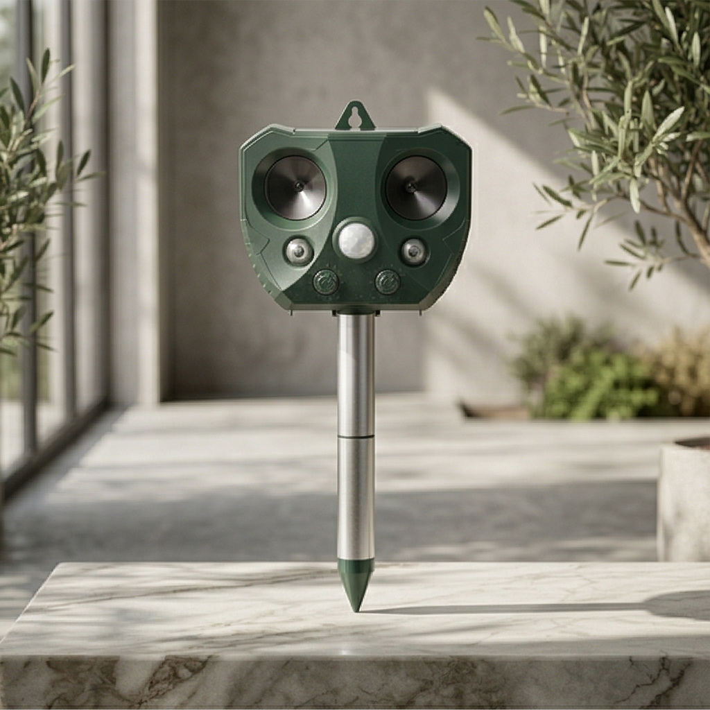 Répulsif Ultrasonique Solaire Anti-Animaux