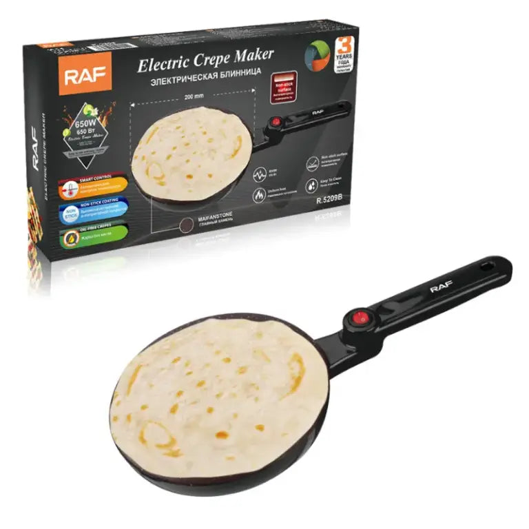 RAF  – Crêpière Électrique 650w -  ملسوقة دياري 100% في ثواني
