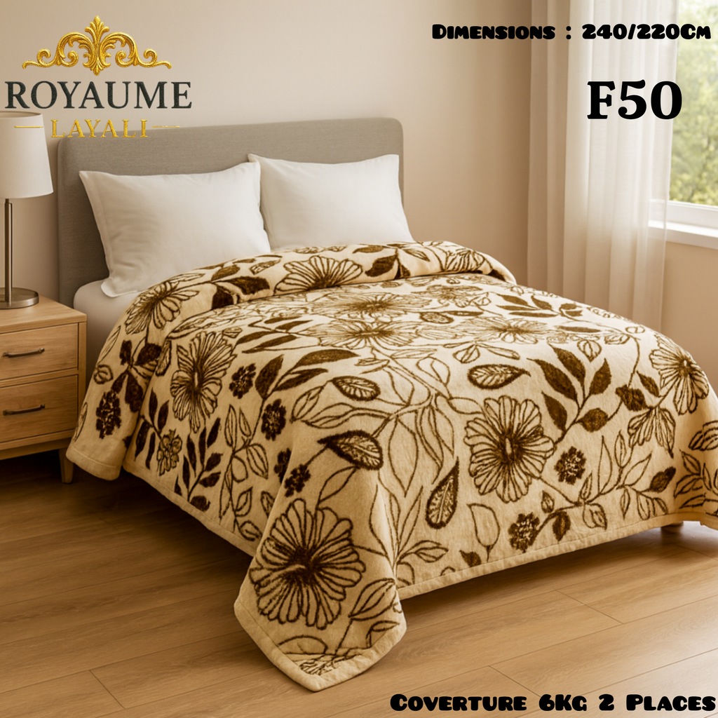 Couverture Luxe 6KG – 2 Places (240x220cm)