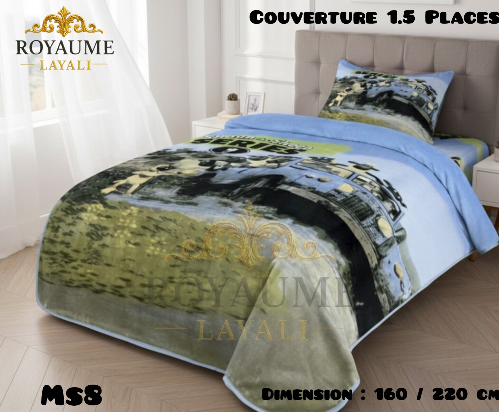 Couverture Enfant 1.5 Places 160/220cm 3Kg
