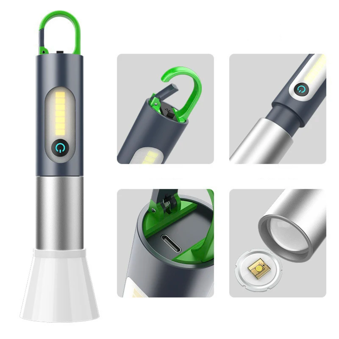 Lampe Camping Multifonction 2-en-1