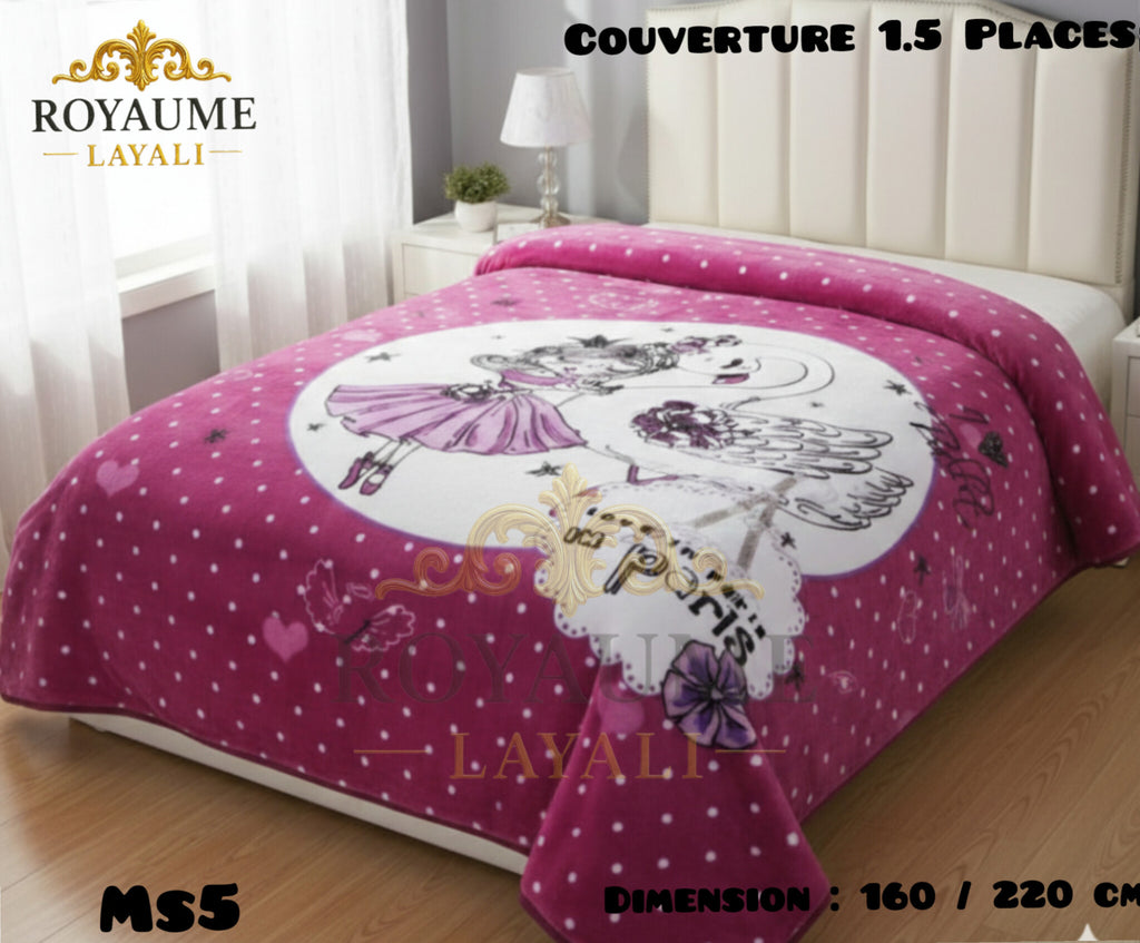 Couverture Enfant 1.5 Places 160/220cm 3Kg