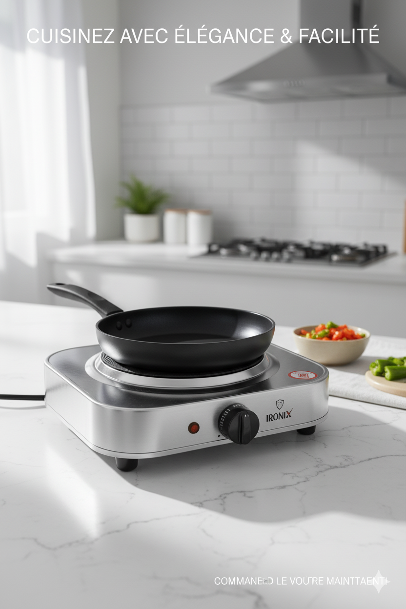 Réchaud Électrique IRONIX – 1500W