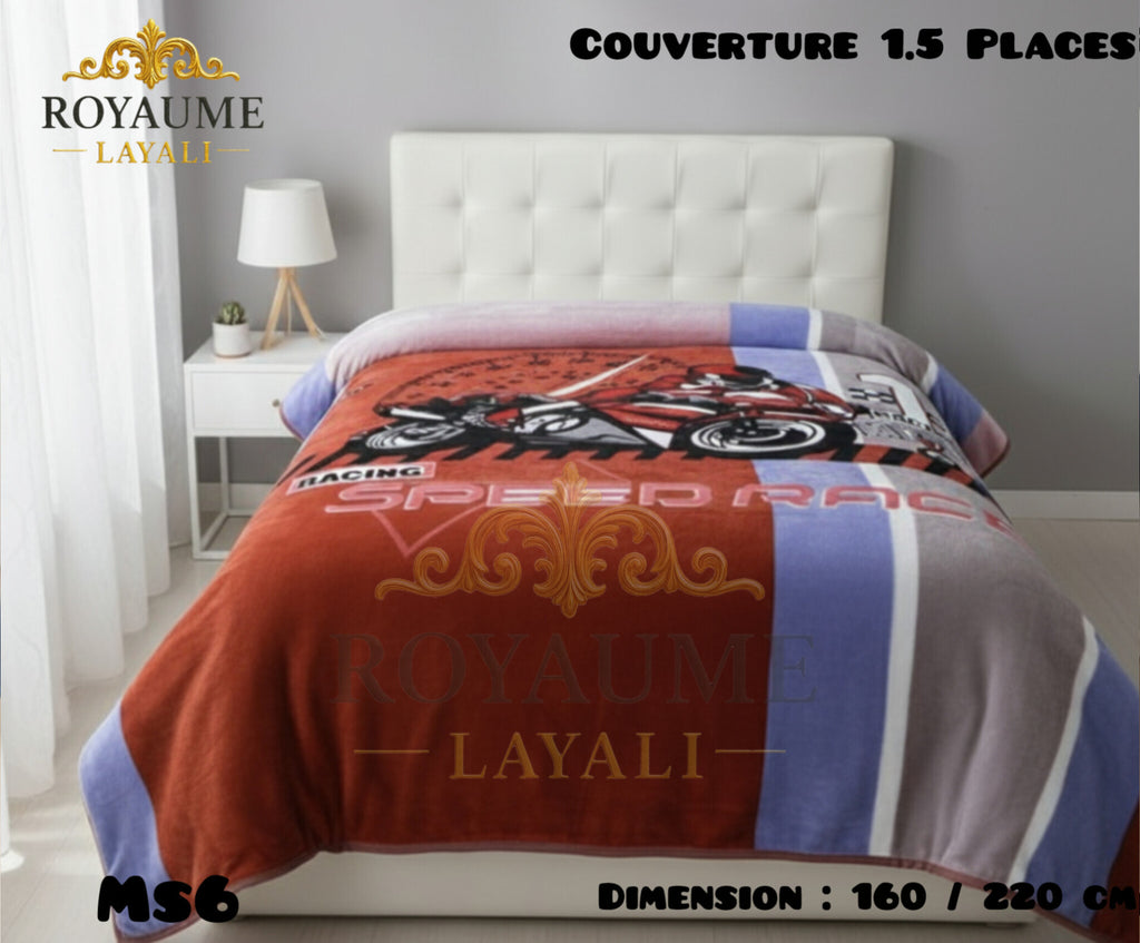 Couverture Enfant 1.5 Places 160/220cm 3Kg