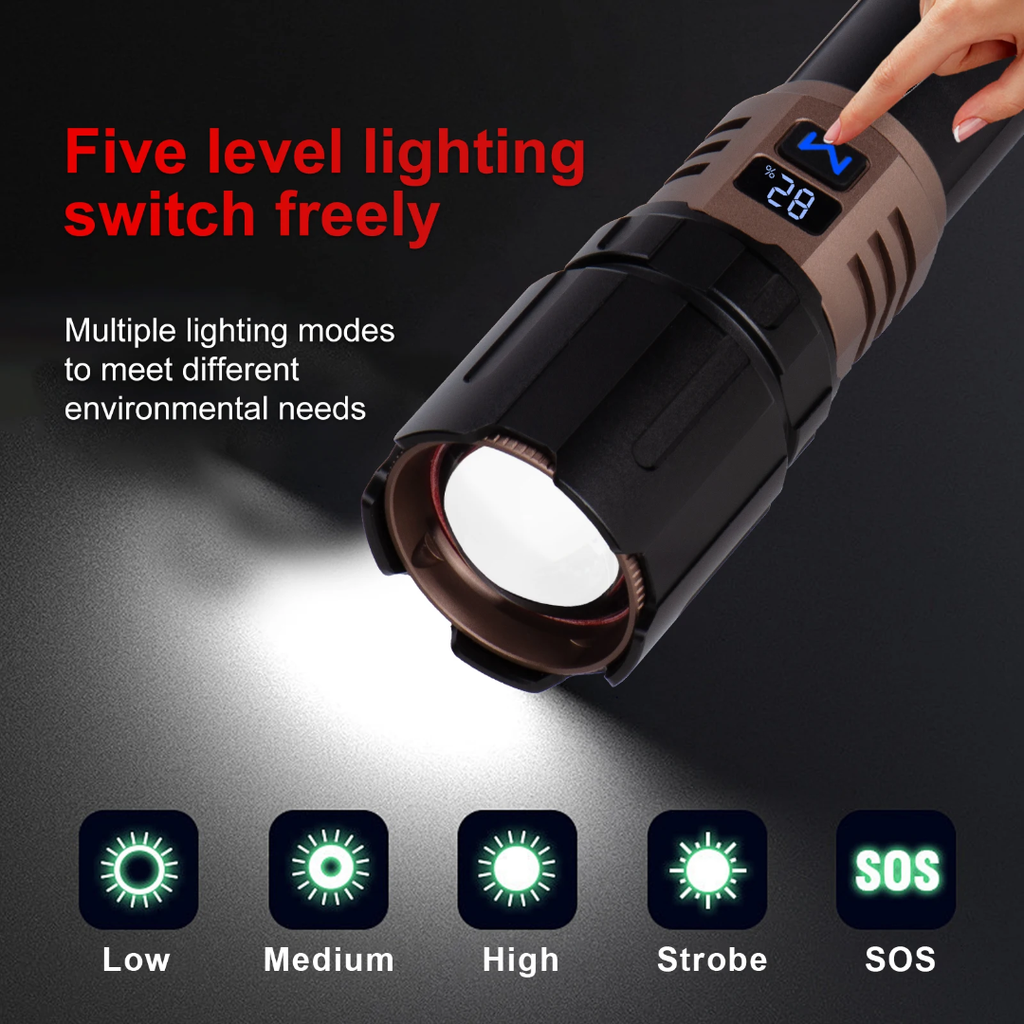 Lampe Torche LED Laser Pro