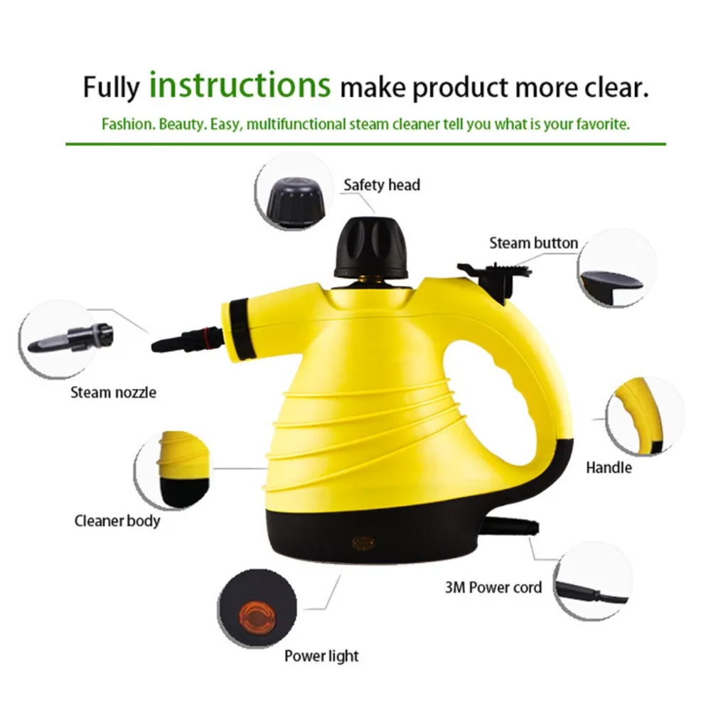 Nettoyeur Vapeur à Main Multi-Fonctions