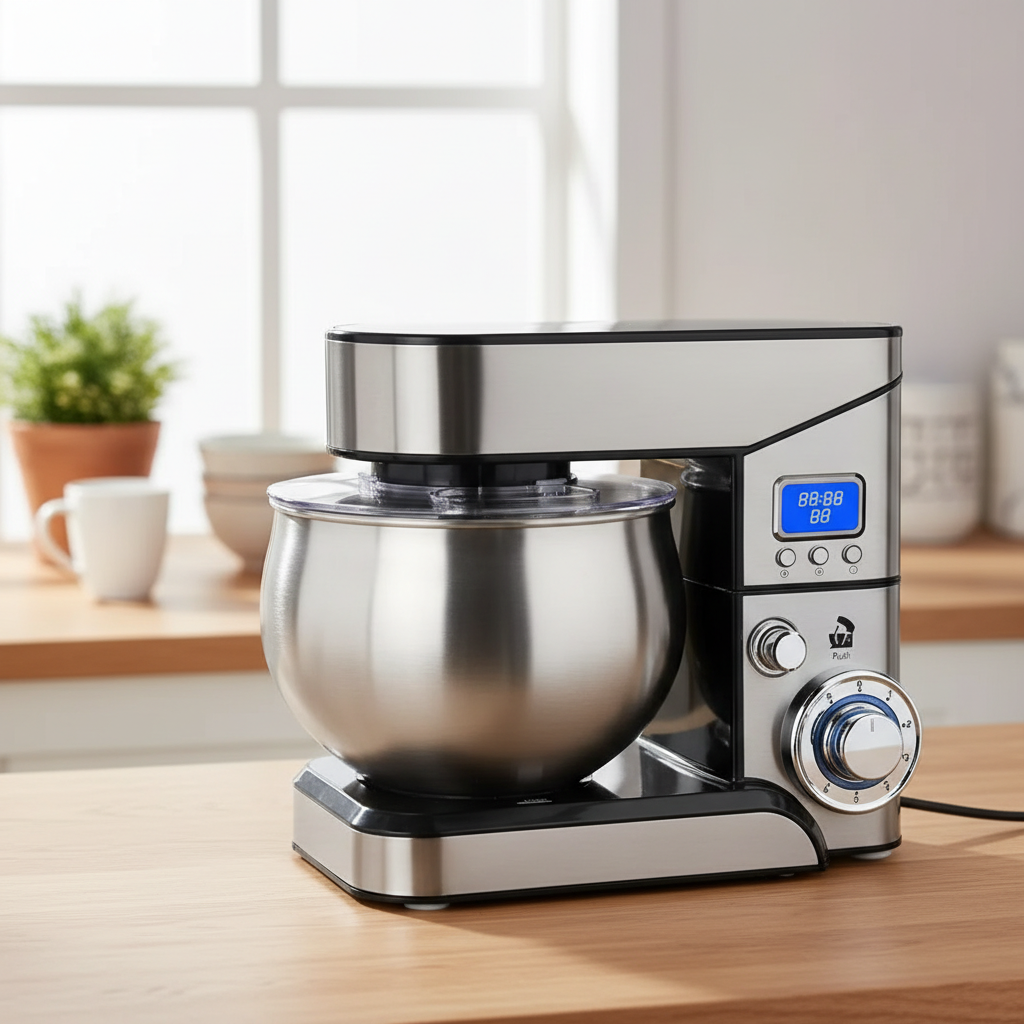 Robot Pétrin Multifonction – Batteur Professionnel 360° | 1300W