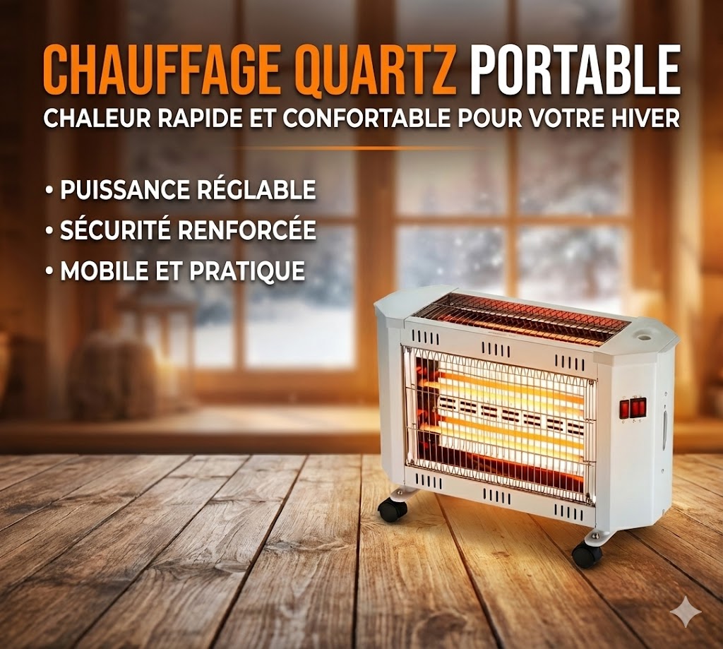 Chauffage Électrique COALA Double Face 2500W